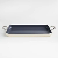 Crate & Barrel EvenCook Ceramic ™ Nonstick Double Burner Griddle