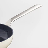 Crate & Barrel EvenCook Ceramic ™ Cream Nonstick Fry Pans, Set of 2