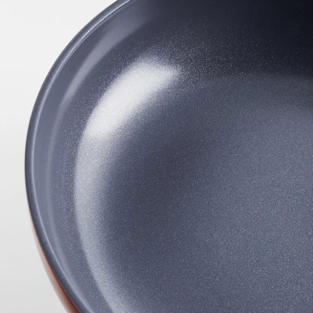 Crate & Barrel EvenCook Ceramic ™ Terracotta Ceramic Nonstick Fry Pans, Set of 2