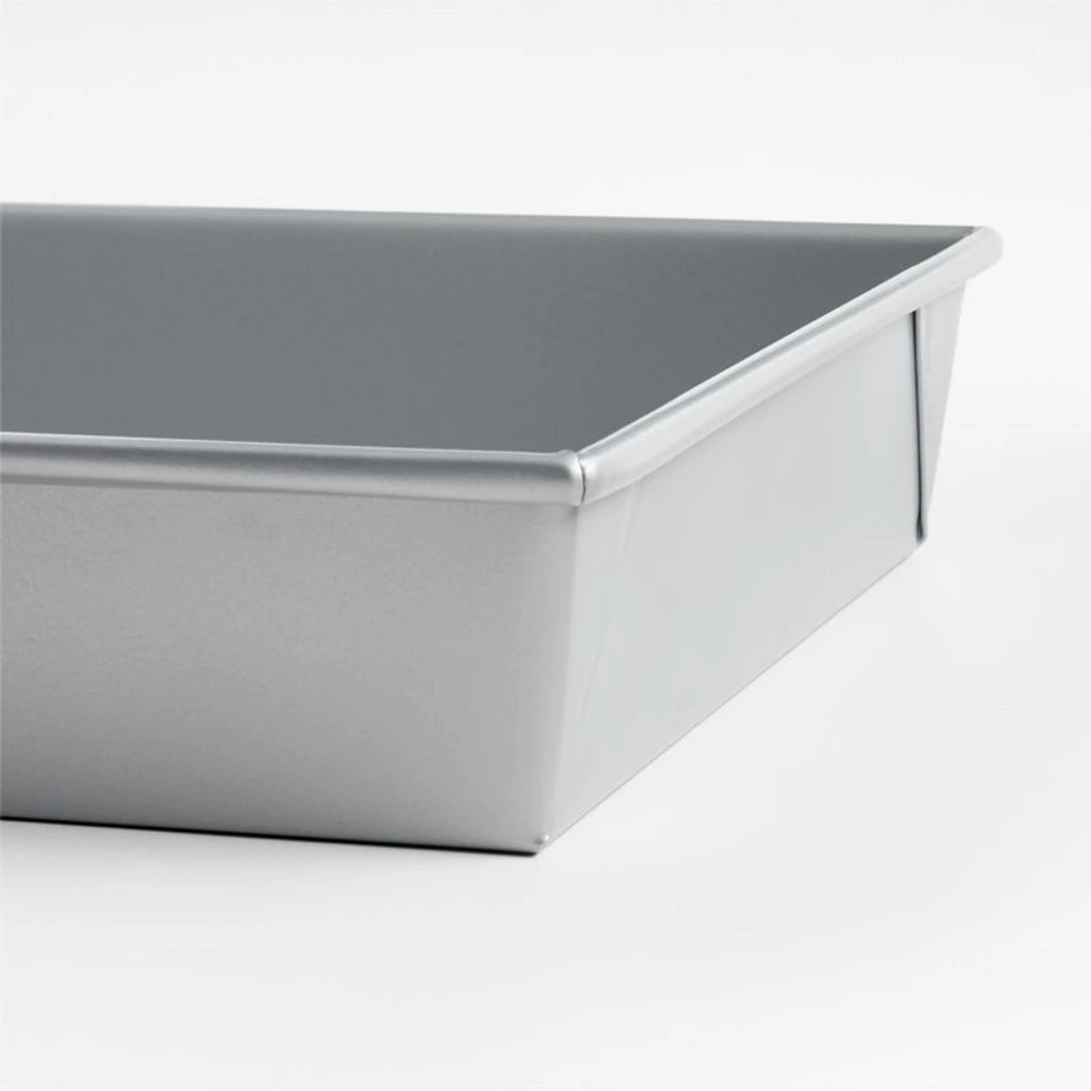 Crate & Barrel 9"x13" Silver Rectangle Cake Pan