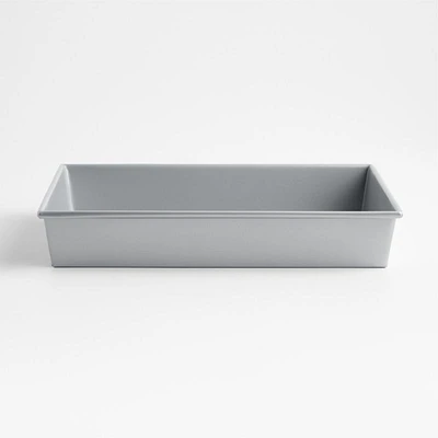 Crate & Barrel 9"x13" Silver Rectangle Cake Pan