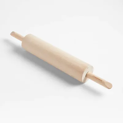 Crate & Barrel Straight Rolling Pin with Handles
