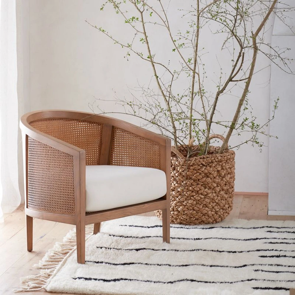 Emlyn Small Woven Blanket Basket