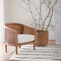 Emlyn Small Woven Blanket Basket