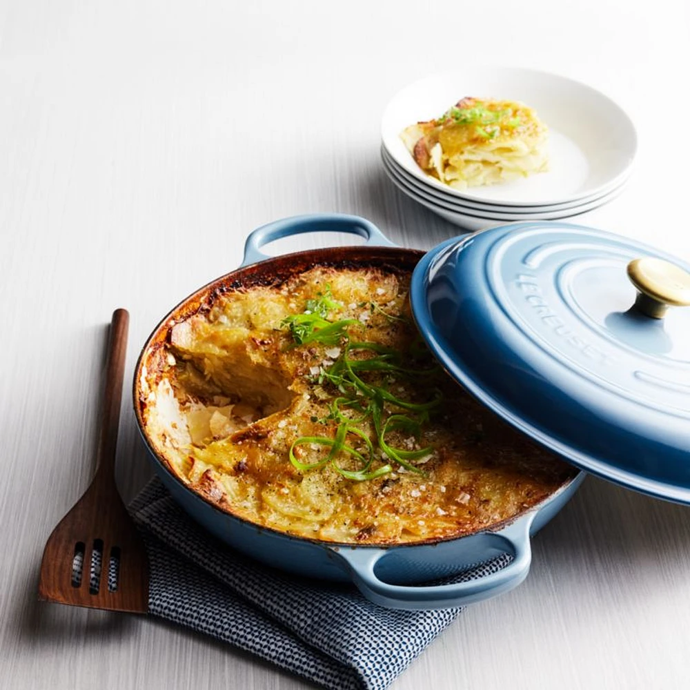 Le Creuset ® Signature 3.3-Liter/3.5-Qt. Chambray Braiser