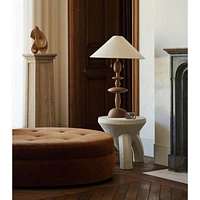 La Strana Concrete Tripod Side Table by Athena Calderone