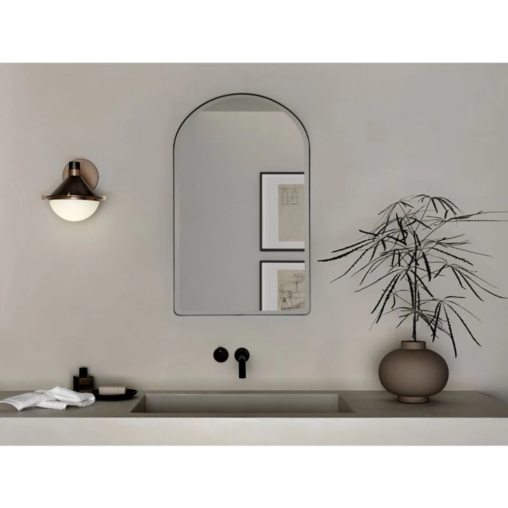 Edge Black Arch Medicine Cabinet 19.5"x31.5"