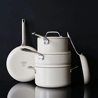 Crate & Barrel EvenCook Ceramic ™ Nonstick 8-Piece Cookware Set with Bonus