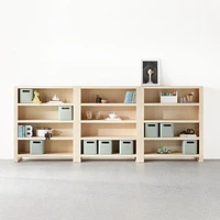 Gemini Tall 4-Shelf Wood Kids Bookcase