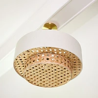 Reese Cane 22" Kids Semi-Flush Mount Ceiling Light