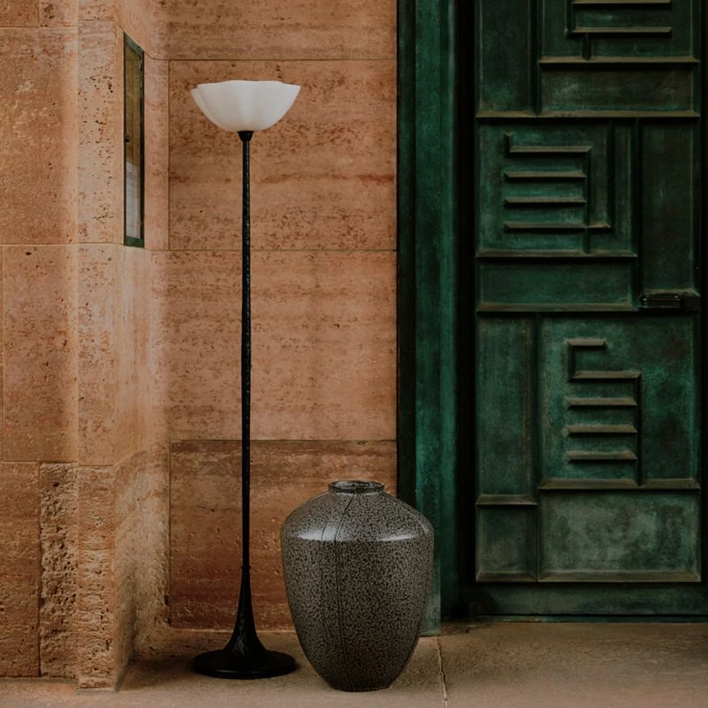 Ancien Brown Vase 22" by Athena Calderone