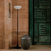 Ancien Brown Vase 22" by Athena Calderone