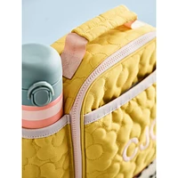 Quilted Yellow Flower Soft Insulated Kids Lunch Box