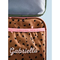 Cheetah Hearts Soft Insulated Kids Lunch Box