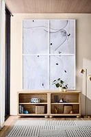 Emery Natural Oak Wood 2-Shelf Kids Bookcase