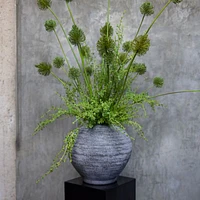 Faux Green Melaleuca Dusk Stem 38"