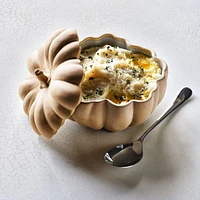 Marin Natural Recycled Lidded Pumpkin Server