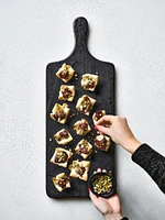 Tondo Ebonized Paddle Serving Board