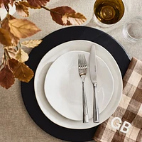 Marin Walnut Brown EUROPEAN FLAX ™-Certified Linen Buffalo Check Napkin