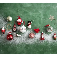 Gold Tinsel Star Christmas Tree Ornament
