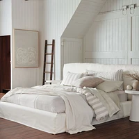 Jackie Stripe Linen Natural Standard Sham by Leanne Ford