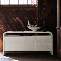 Rica Grasscloth 6-Drawer Dresser by Leanne Ford