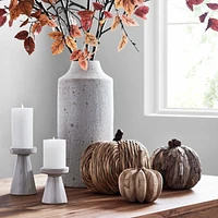 Ema Extra-Large White Ceramic Floor Vase 24"
