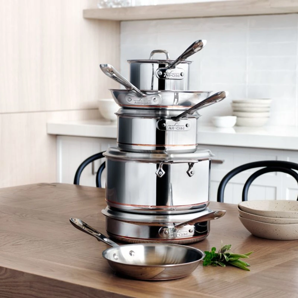 All-Clad ® Copper Core 10-Piece Cookware Set with Bonus