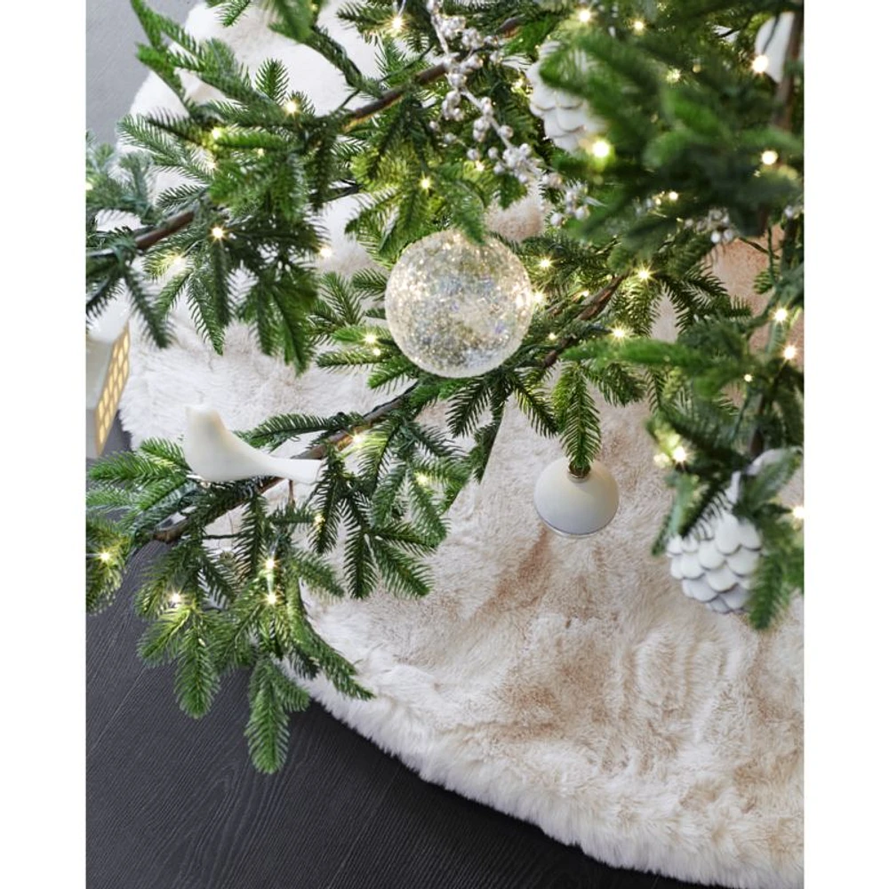 Clear Iridescent Bubble Ball Christmas Tree Ornament, Set of 4