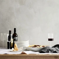 Mercer White Porcelain Low Bowls, Set of 8
