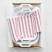Staub ® White Rectangular Baking Dishes, Set of 3