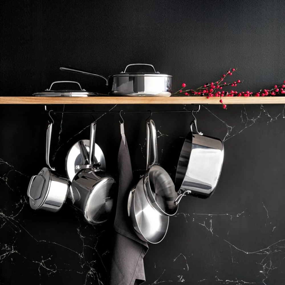 Crate & Barrel EvenCook Core ® 10-Pc. Stainless Steel Cookware Set