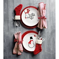 Christmas Stocking Silverware Holders, Set of 4