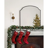 Emmy Black Wall Mirror 36"x40"