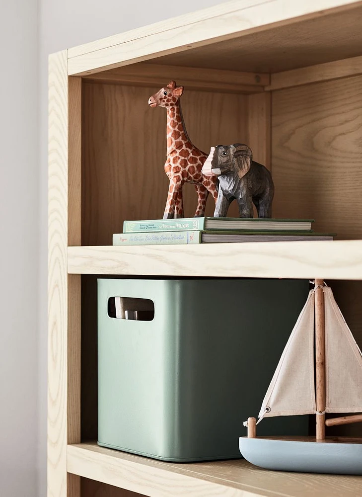 Gemini Tall 4-Shelf Wood Kids Bookcase