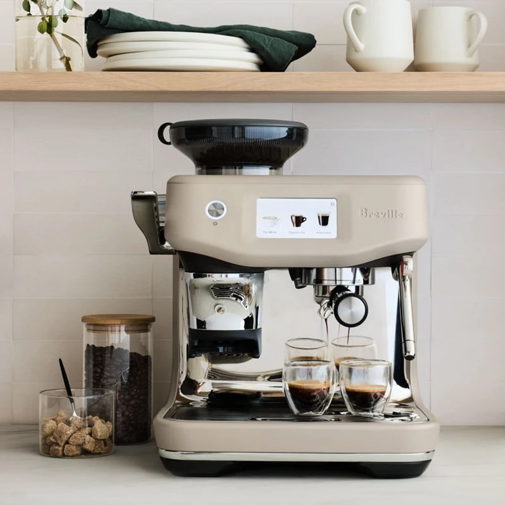 Breville ® Barista Touch ™ Impress Espresso Machine in Almond Nougat