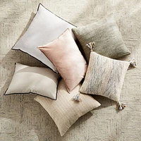 Styria Amber 22"x15" Throw Pillow with Down-Alternative Insert
