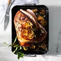 All-Clad ® Stainless Steel Non-Stick Large 16" Roaster with Rack