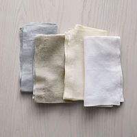 Marin Crisp White Linen Napkin