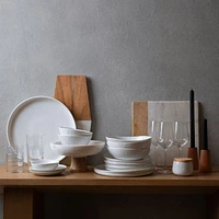 Salvia Narrow Nesting Marble and Wood Cheese Board