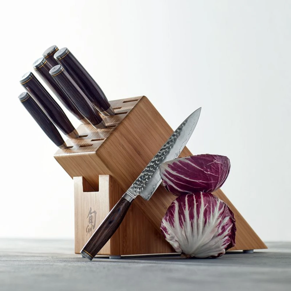 Shun ® Premier 8-Piece Professional Knife Block Set