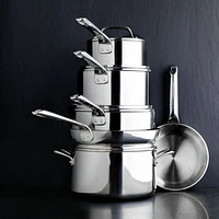Crate & Barrel EvenCook Core ® 10-Pc. Stainless Steel Cookware Set