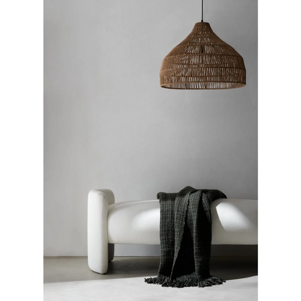 Styles 70"x55" Black Throw Blanket