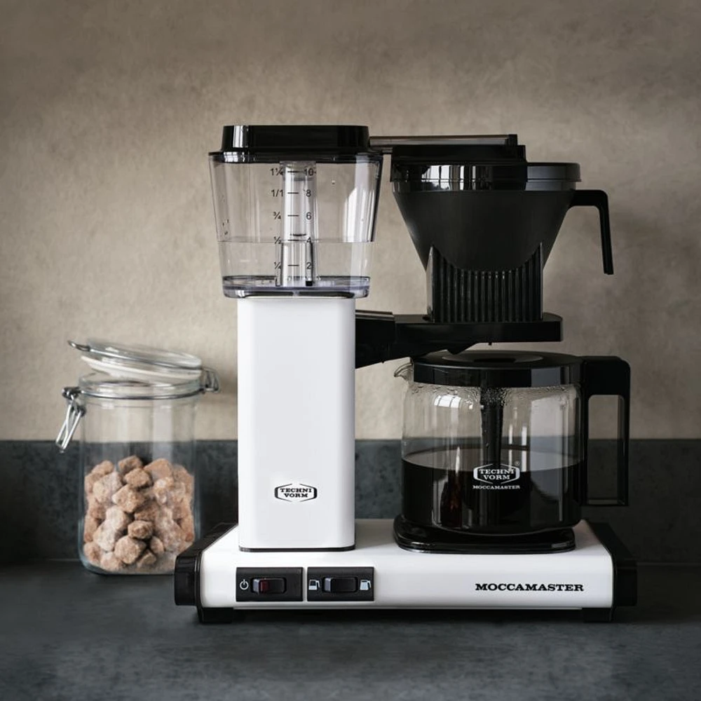 Moccamaster KBGV Select 10-Cup Glass Brewer Matte White Coffee Maker