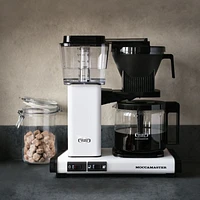 Moccamaster KBGV Select 10-Cup Glass Brewer Matte White Coffee Maker