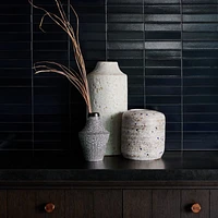 Ema Extra-Large White Ceramic Floor Vase 24"