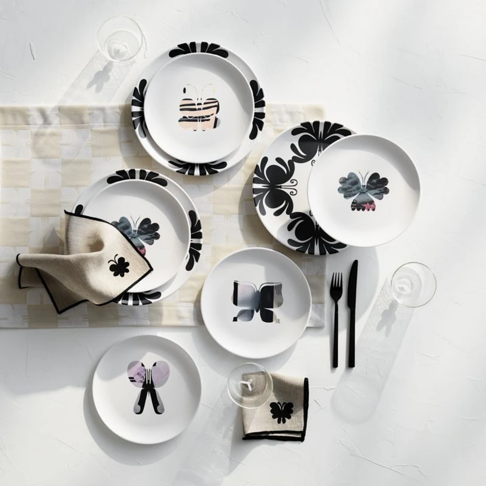 Sentry Embroidered Butterfly Napkin by Lucia Eames™