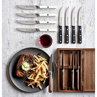 Wusthof ® Gourmet Black Steak Knives, Set of 4