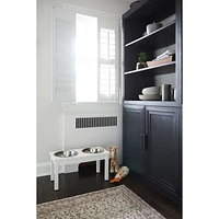 Calypso Black Wood Modular Elm Wood-Door Base and Bookshelf Hutch
