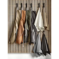 Oslo Cross-Back Linen-Organic Cotton Apron with Pocket